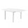 Hawaii Ausziehbarer Tisch 90/180x90x75 h cm in Weißaluminium