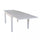 Hawaii Ausziehbarer Tisch 135/270x90x75 h cm in taubengrauem Aluminium