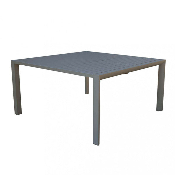 Bilbao Tisch 150x100/150x74 h cm in taubengrauem Aluminium acquista