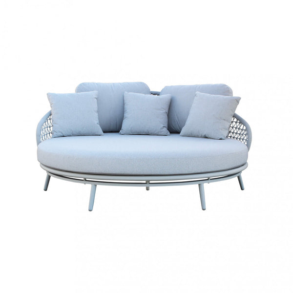 acquista Seychelles Schlafsofa 183 x 180 x 84 h cm in hellgrauem Aluminium