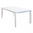 Tavolo Allungabile Houston 135/180x80x75 h cm in Alluminio Bianco-4