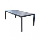 Tavolo Allungabile Portland 175/235x100x75 h cm in Alluminio Antracite-1