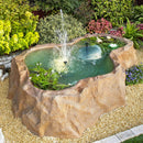 Laghetto Artificiale Roccia Fuori Terra 275x185x52 cm 900 Litri-1