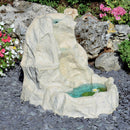 Cascata Artificiale Marmo da Giardino 90x68x83 cm in Vetroresina con Pompa-1