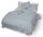 Bettbezug für Doppelbett mit Kissenbezügen aus reiner Baumwolle in Floyd Blue