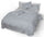 Bettbezug für Doppelbett mit Kissenbezügen, bedruckt in reiner Baumwolle Maiden Grey