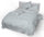 Bettbezug für Doppelbett mit Kissenbezügen, bedruckt mit Aqua Monkeys aus reiner Baumwolle