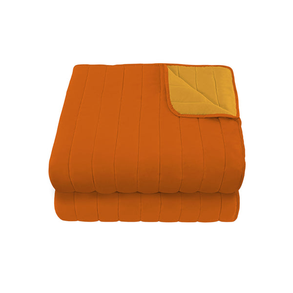 acquista Doubleface Quilt 100gr Orange/Gelb Verschiedene Größen