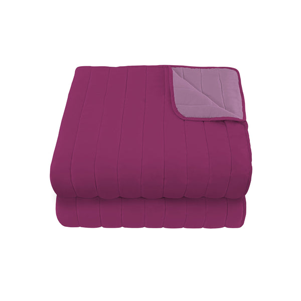 sconto Doubleface Quilt 100gr Flieder/Fuxia Verschiedene Größen