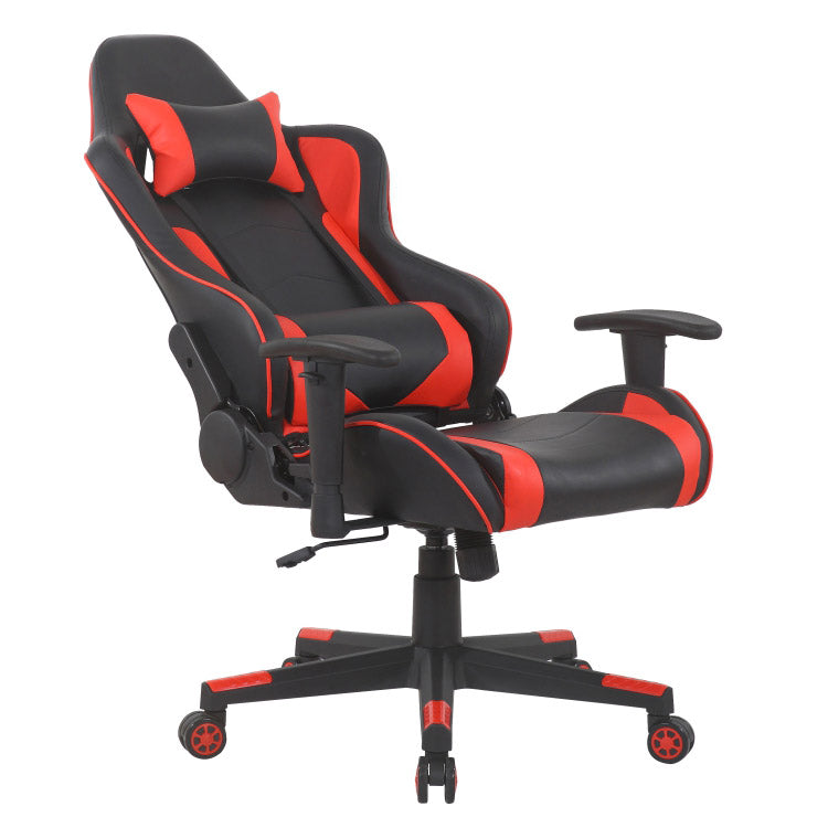 Sedia da Gaming Ergonomica 83X65X32 cm con Casse e Connessione Bluetooth Nera e Rossa-3