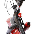 Spin Bike Indoor Allenamento Aerobico con Display a LED Nero e Rosso -9