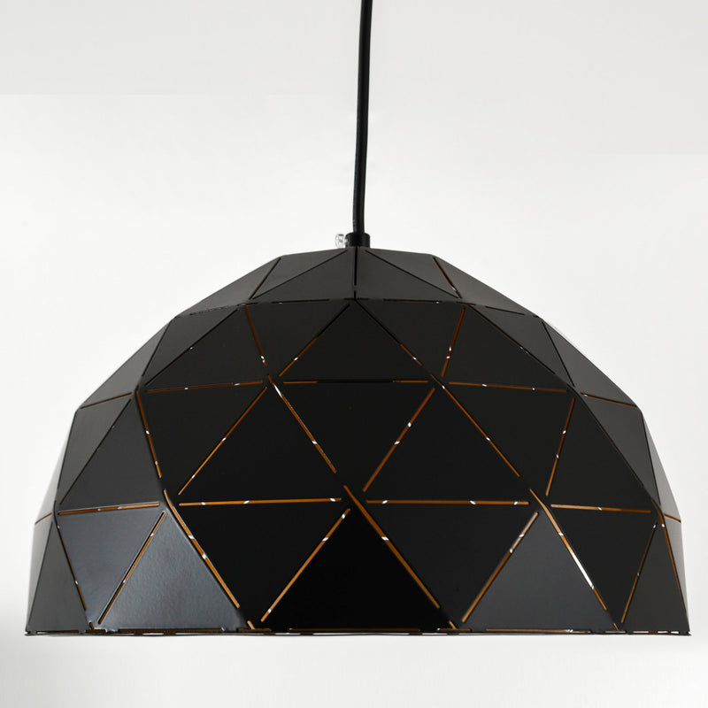 Lampadario a Soffitto Vintage a Sospensione E27 Ø30x146 cm  Nero-10