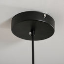 Lampadario a Soffitto Vintage a Sospensione E27 Ø30x146 cm  Nero-9