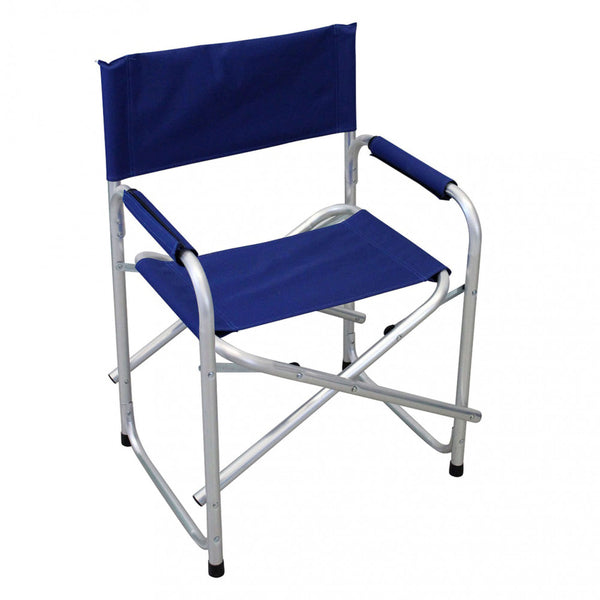 sconto Regiesessel 55 x 47 x 47,5/78 h cm aus blauem Aluminium