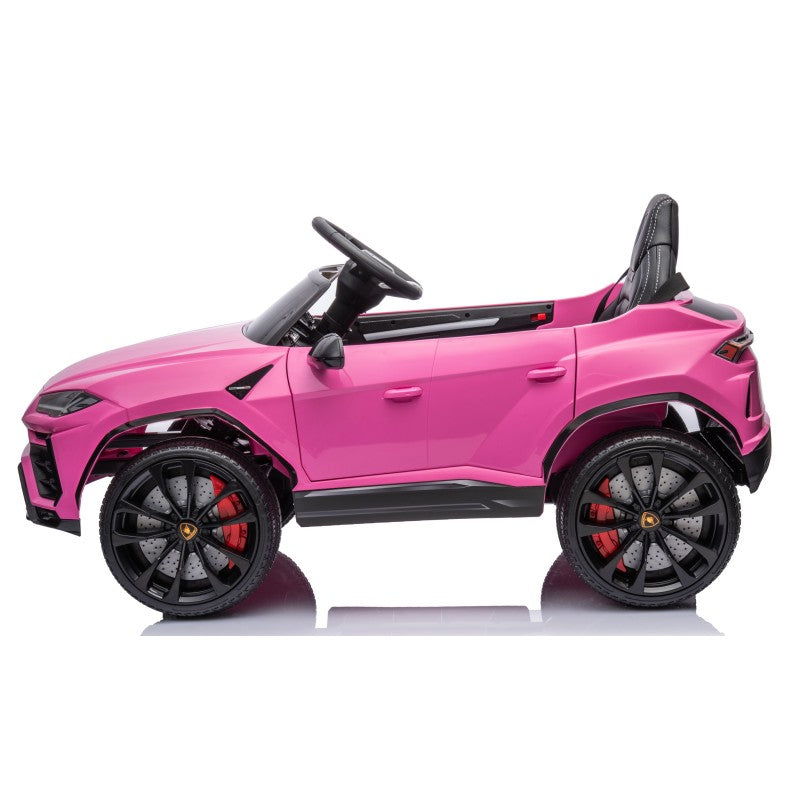 Macchina Elettrica per Bambini 12V con Licenza Lamborghini Urus Rosa-3