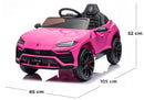 Macchina Elettrica per Bambini 12V con Licenza Lamborghini Urus Rosa-5