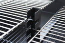 Barbecue a Carbonella 100x47x94 h cm in Acciaio Nero-6