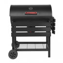 Barbecue a Carbonella 113x70x97,5 cm cm in Acciaio Nero-4