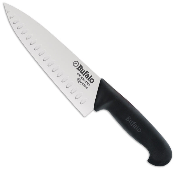 sconto Tranchiermesser Wabenklinge 20 cm Buffalo Chef S667/20 Schwarzer Griff