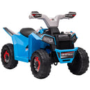 Mini Quad Elettrico per Bambini 6V Blu Grigio e Nero-1