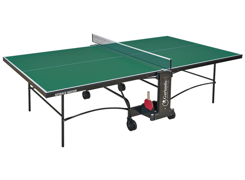 Tavolo da Pin Pong con Piano Verde e Ruote per Interno Garlando Advance Indoor-1