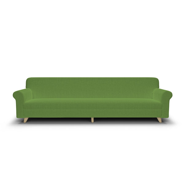 prezzo Bezug für 4-Sitzer-Stretchsofa aus apfelgrünem Polyester