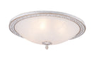 Plafoniera Ceiling & Wall in Metallo Aritos Bianco con Oro-1