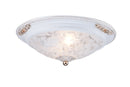 Plafoniera Ceiling & Wall in Metallo Diametrik Bianco con Oro-1