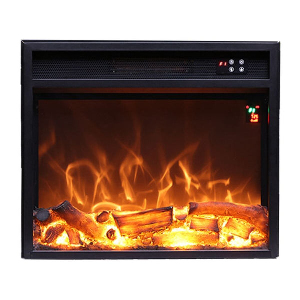 Elektrischer Bodenkamineinsatz 49,5 x 60 x 15 cm 1500 W Black Volcano Flame Effect prezzo