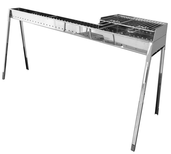 Arrosticini Herd mit Holzkohle 120 cm mit Barbecue Lisa Luxury Milano Grill 80+40 acquista