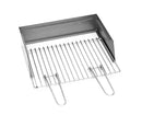 Cuoci Arrosticini a Carbone 120 cm con Barbecue Lisa Luxury Milano Grill 80+40-2