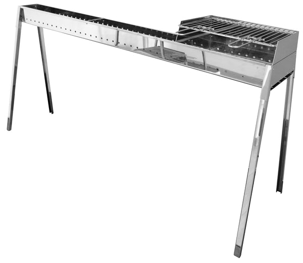 acquista Kohlekocher Arrosticini 140 cm mit Grill Lisa Luxury Milano Grill 100+40