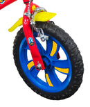 Bicicletta per Bambino 12” 1 Freno Gomme in Eva Paw Patrol Rossa-4