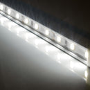 Bacheca con Apertura a Battente 30,1x48,7x2,3 cm in Alluminio con Led Silver-7