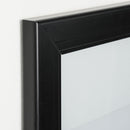 Bacheca con Apertura a Battente 30,1x48,7x2,3 cm in Alluminio Nera-3