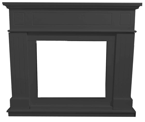 Cornice da Pavimento per Inserto Camino Elettrico 110x94,9x24,9 cm in MDF Sined Pienza Grigio online