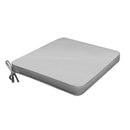 Cuscino Real Seduta 39x39x4 cm in Poliestere Grigio-1