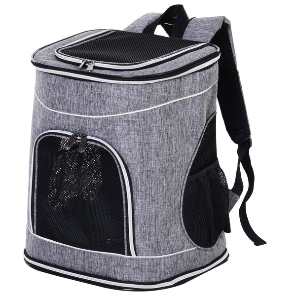 Tragerucksack für Hunde und Katzen 35x30x45 cm Grau prezzo