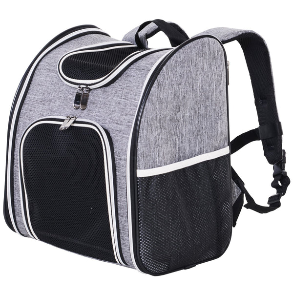 Tragerucksack für Hunde und Katzen 35x25x45 cm Grau prezzo