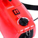 Soffiatore per Cani 2400W Ø26x40 cm Rosso e Nero -4