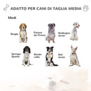 Cuccia per Cani da Esterno 102x70x73 cm in WPC Grigio, Bianco-6