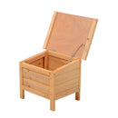 Contenitore Box da Giardino Portautensili in Legno 45x33x36 cm  Box-6