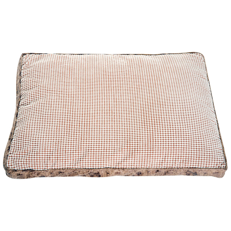 Letto Cuscino Morbido per Cani e Gatti Lavabile in Poliestere Marrone 78x60x13 cm -1