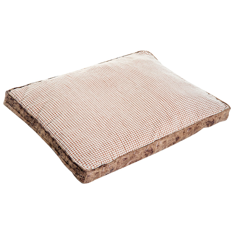 Letto Cuscino Morbido per Cani e Gatti Lavabile in Poliestere Marrone 78x60x13 cm -4