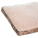 Letto Cuscino Morbido per Cani e Gatti Lavabile in Poliestere Marrone 78x60x13 cm -7