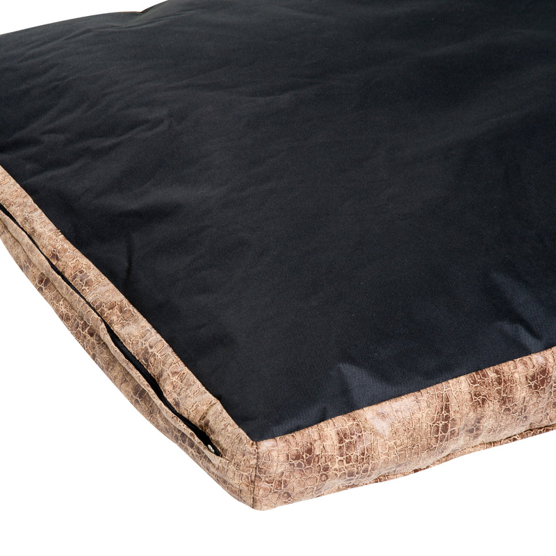 Letto Cuscino Morbido per Cani e Gatti Lavabile in Poliestere Marrone 78x60x13 cm -8