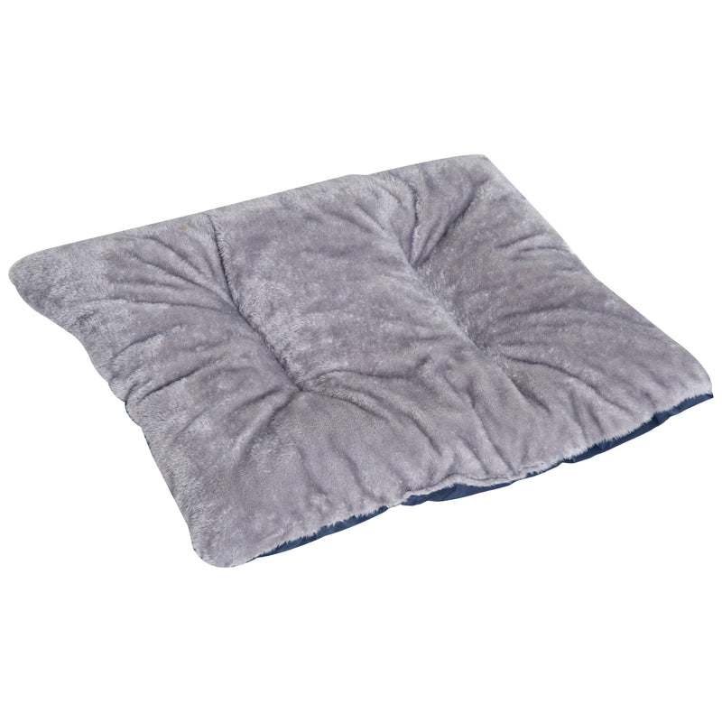 Cuccia Letto per Cane Gatto con Cuscino Imbottito Grigio blu 88x70x20 cm -9