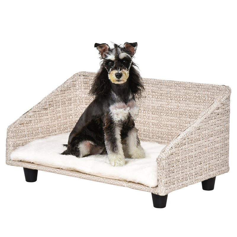 Cuccia per Cani e Gatti 70,5x40x37,5 cm con Cuscino Beige-4