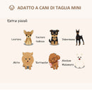 Cuccia per Cani e Gatti Ø50x19 cm in Tessuto Effetto Velluto Grigio-7