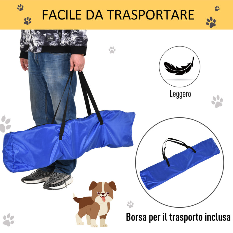 Set Addestramento per Cani con Paletti e Anello  Agility Dog-7